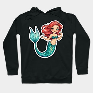 Mermaid Fantasy Illustration Hoodie